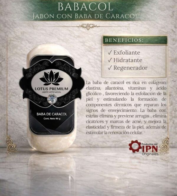 Babacol Jabón Facial (Baba de Caracol)