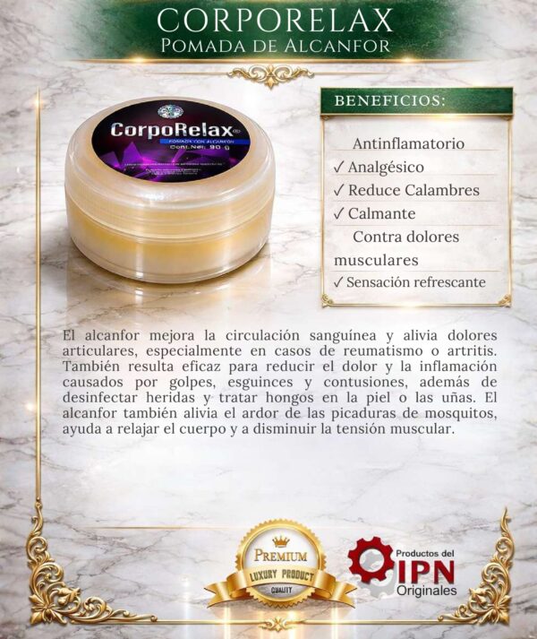 Corporelax Pomada (Alcanfor)