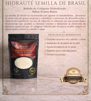 Hidrauté Colágeno Hidrolizado (Semilla de Brasíl y Raíz de Tejocote)